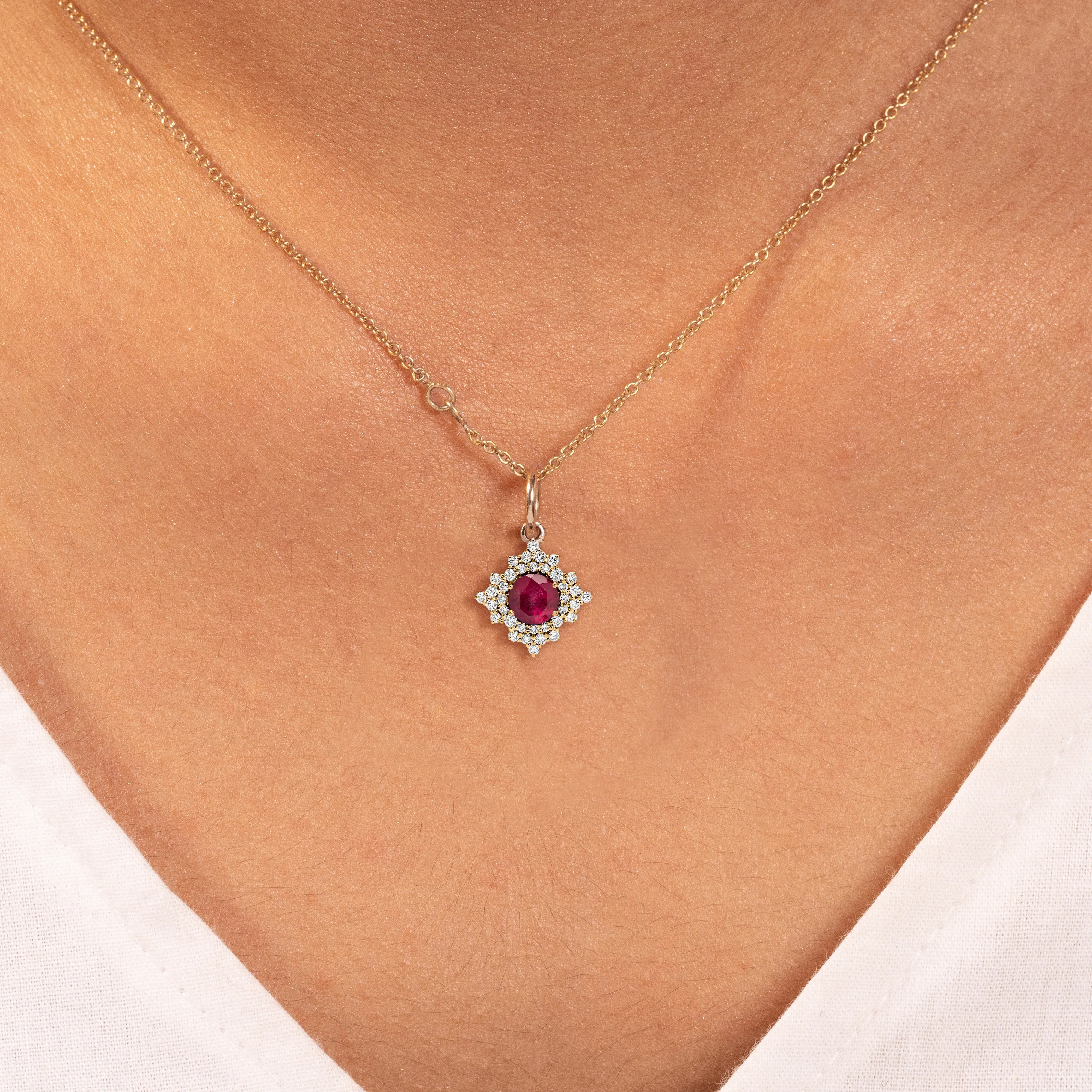 Stellar Ruby Pendant