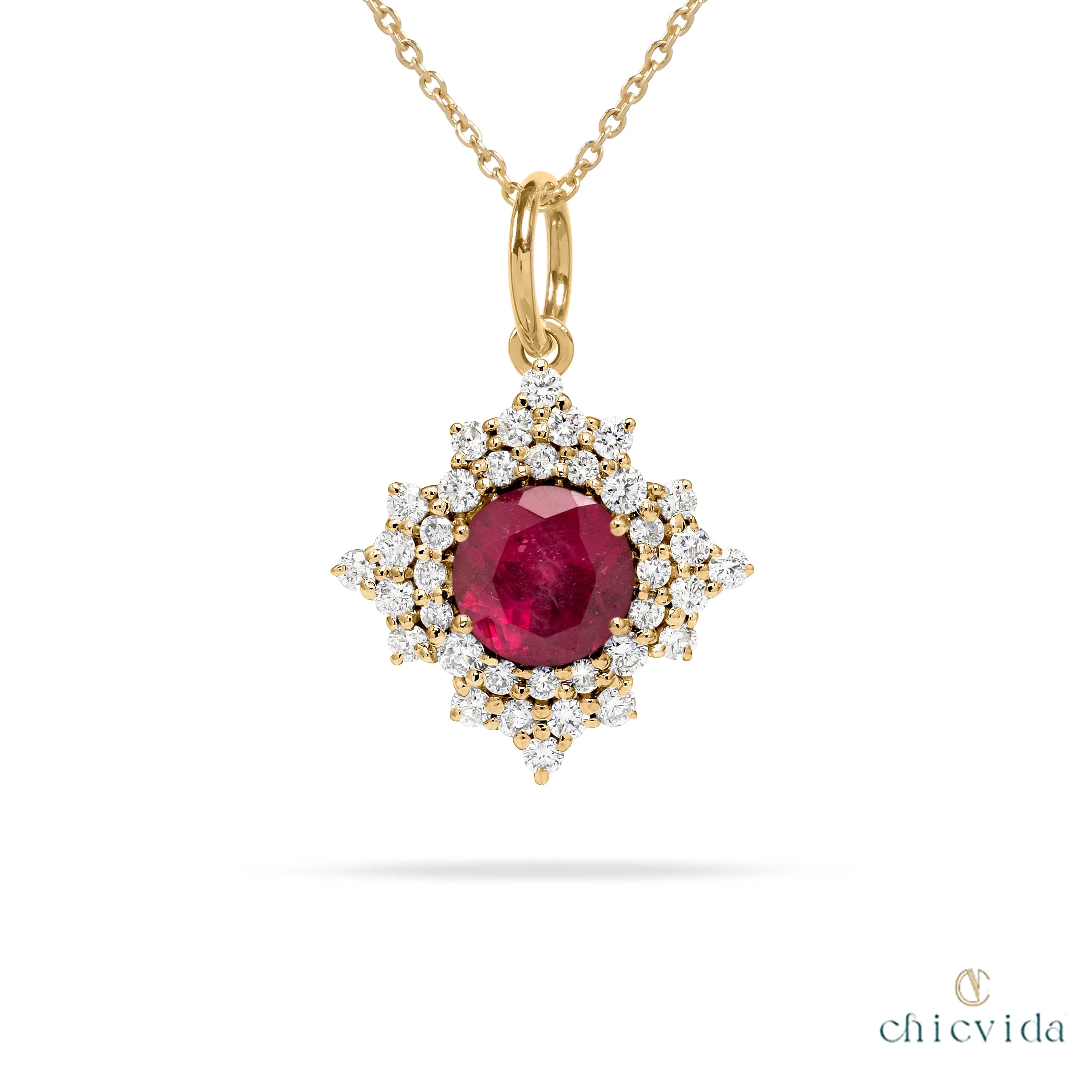 Stellar Ruby Pendant