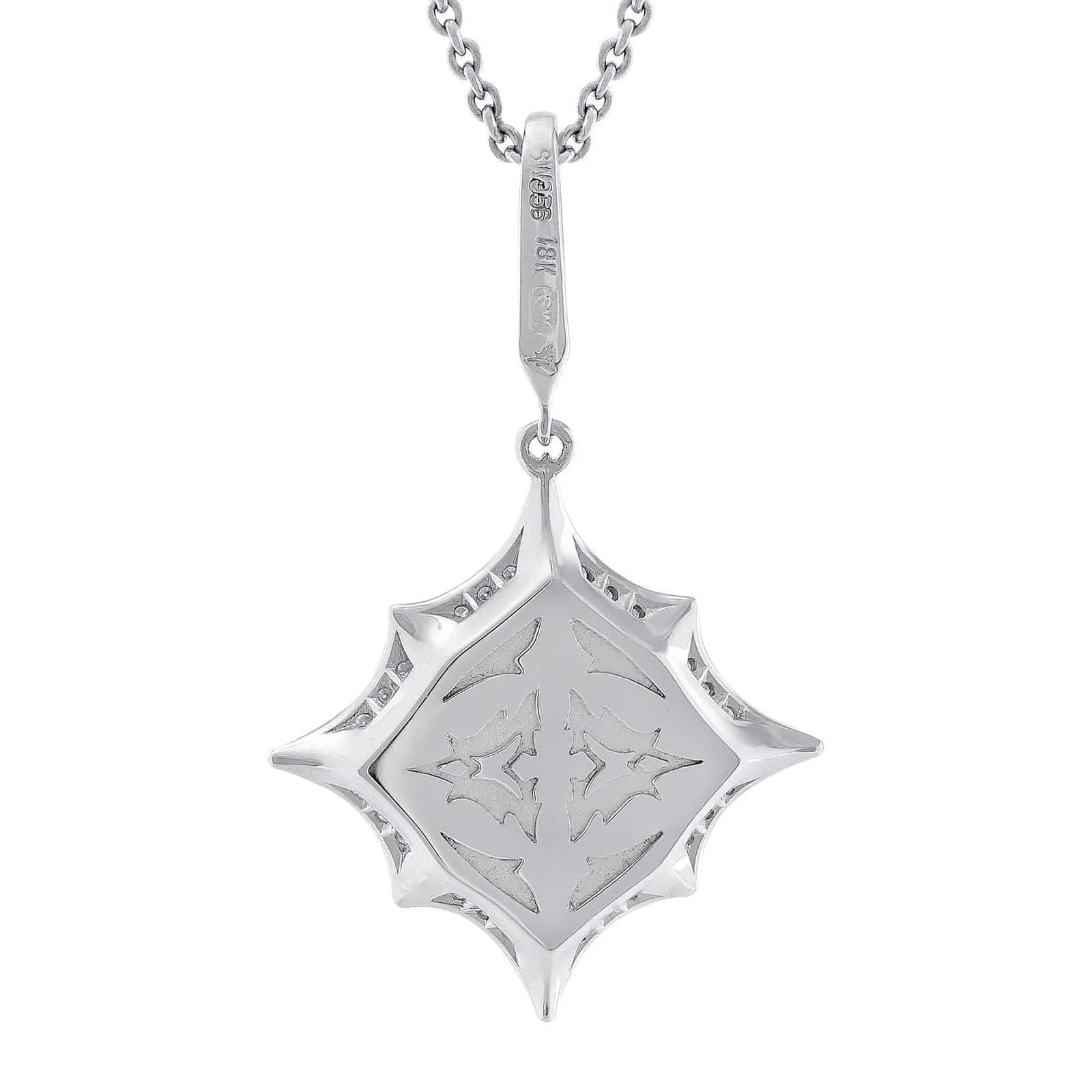Stephen Webster 18k White Gold Blue Cystal Haze Necklace