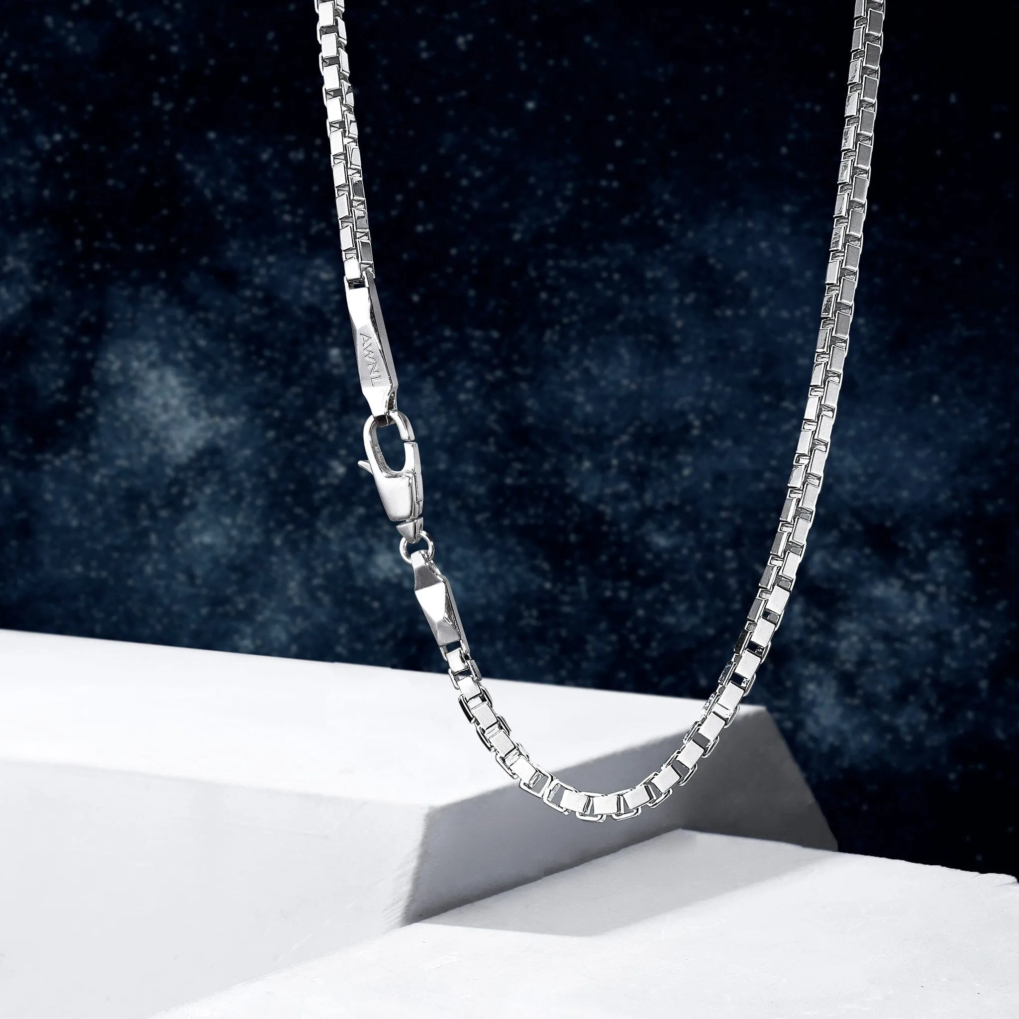 Sterling Silver Venetian Box Chain