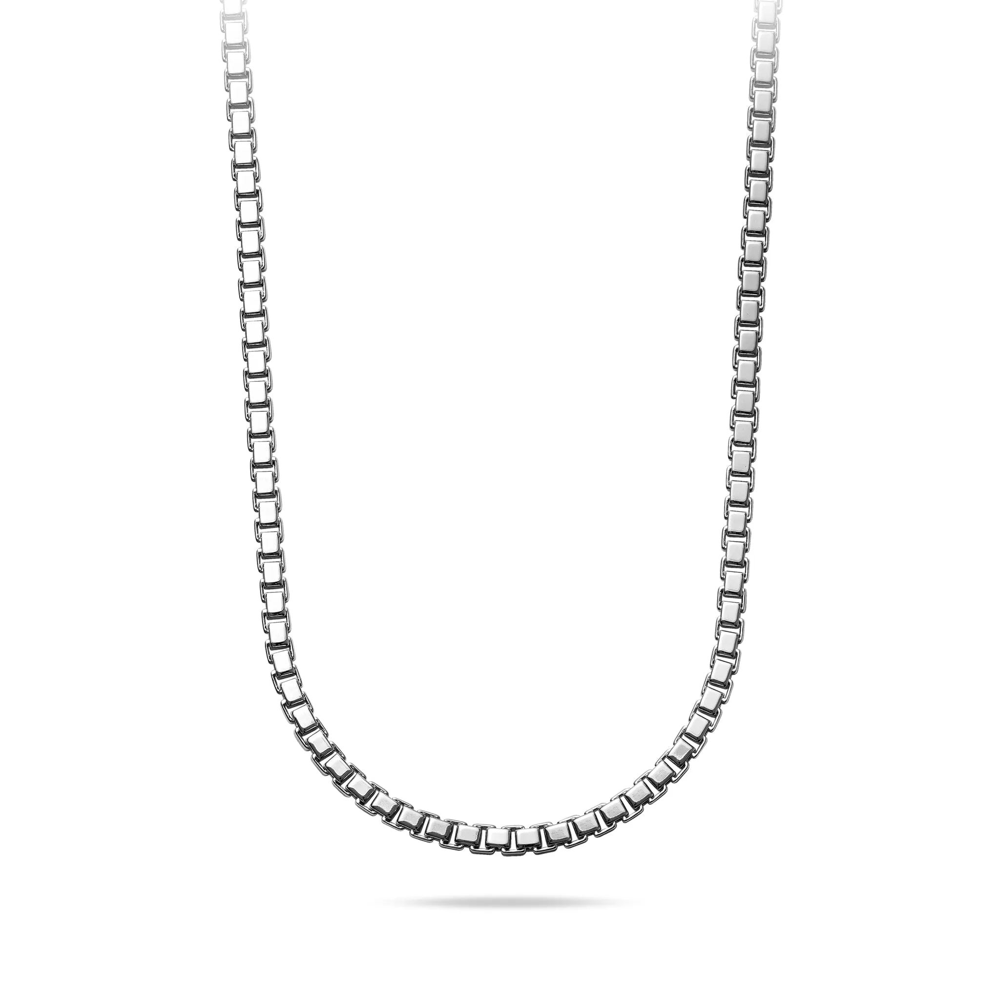 Sterling Silver Venetian Box Chain