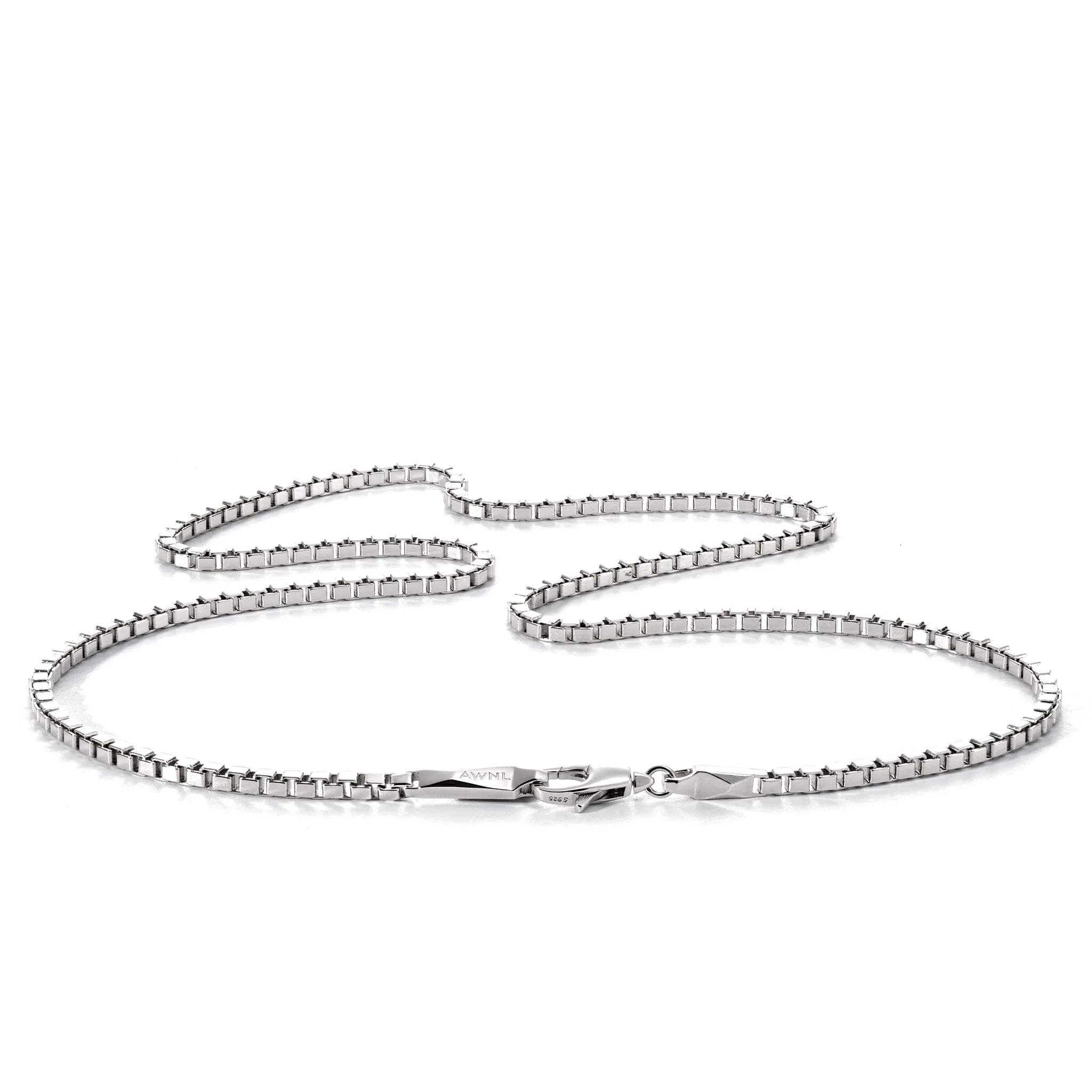 Sterling Silver Venetian Box Chain