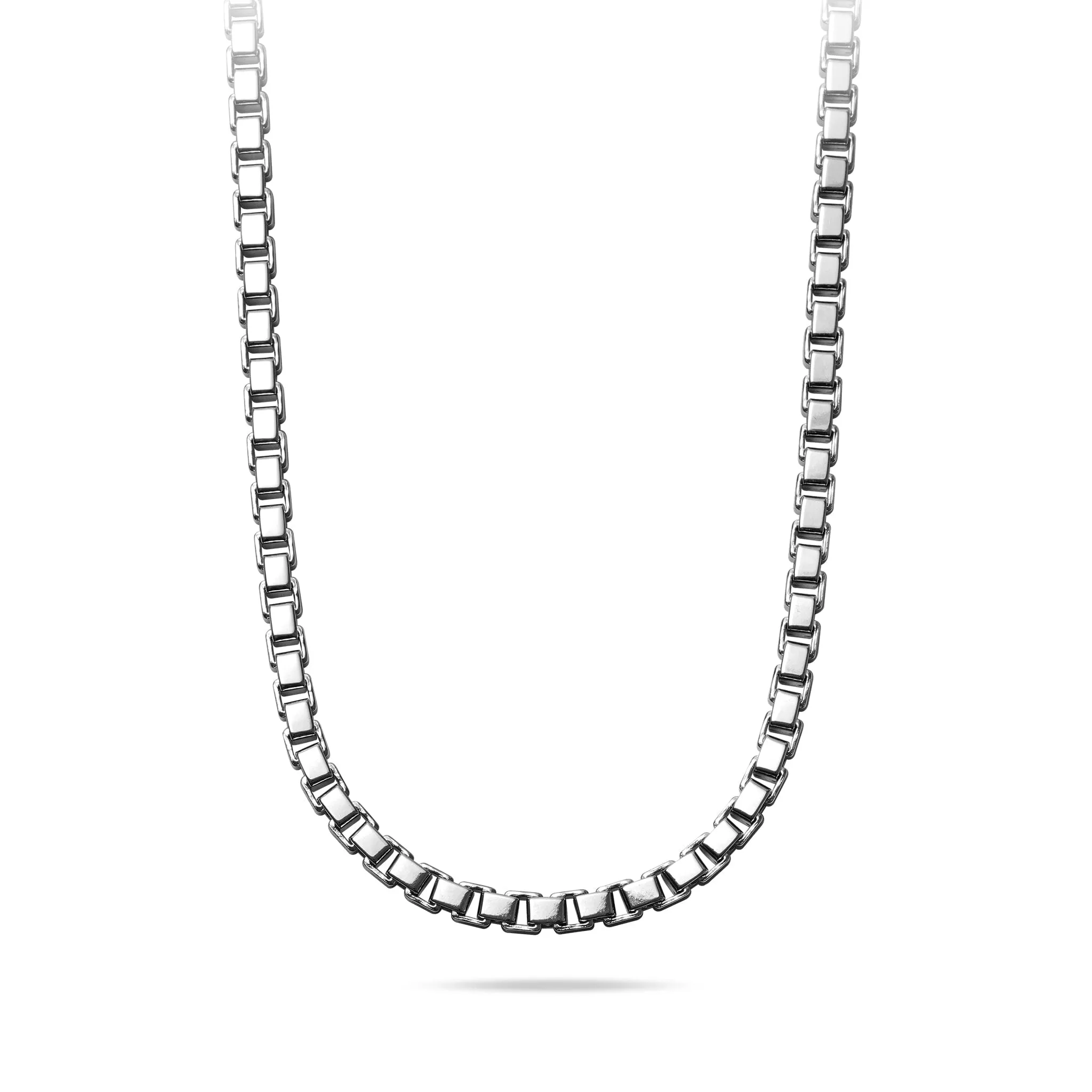 Sterling Silver Venetian Box Chain
