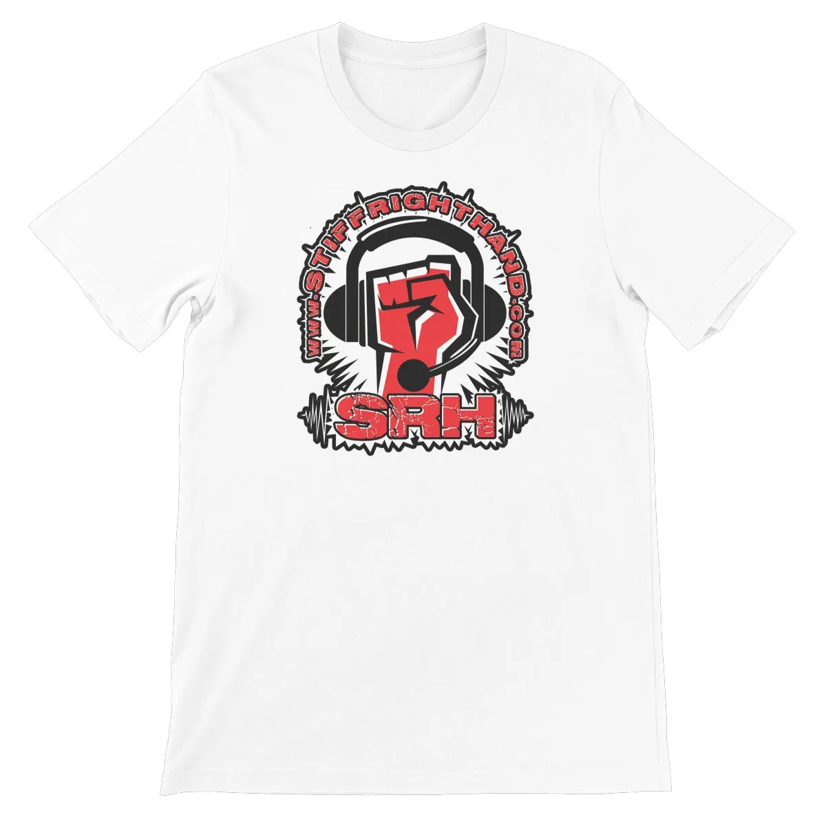 Stiff Right Hand Logo  Unisex Short Sleeve T-Shirt