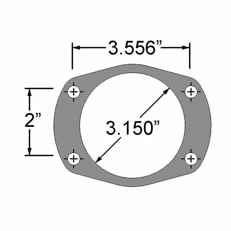 Strange Evolution Dynamic Drive Mount Rear Brake Kit For Late Big Ford / Torino Housing End