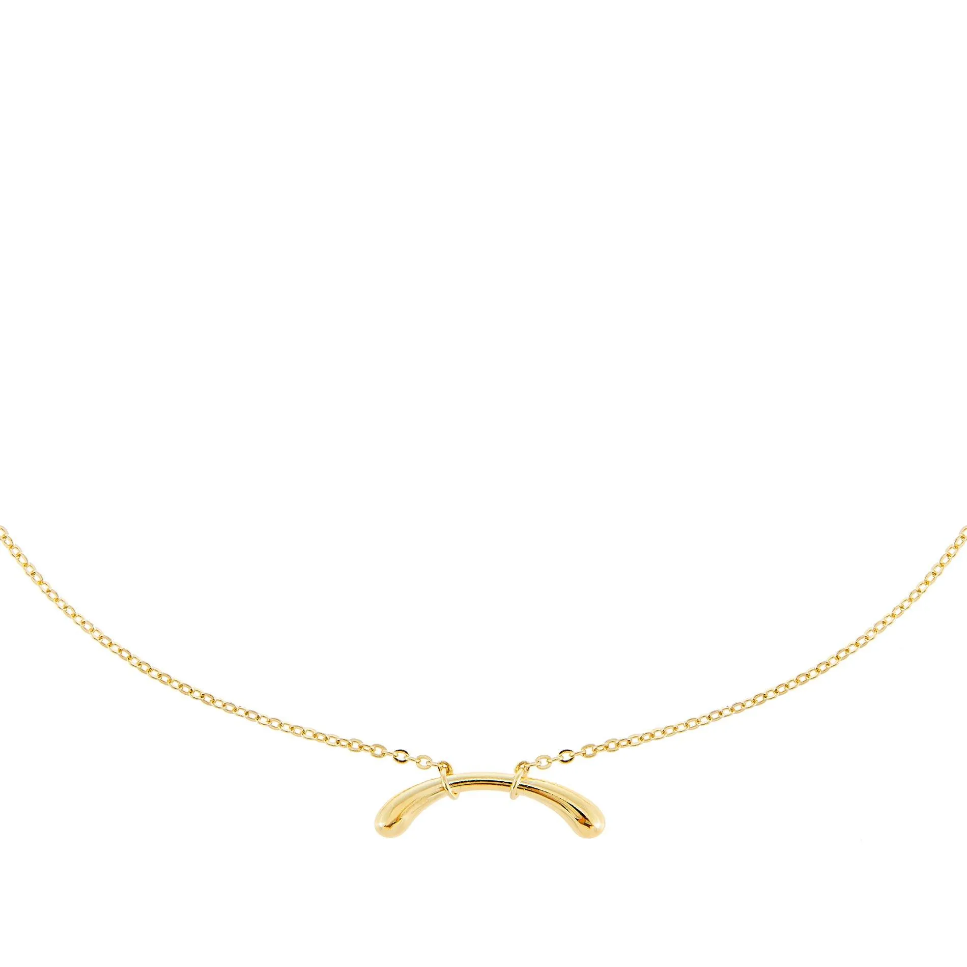 Stretched Cowhorn Necklace