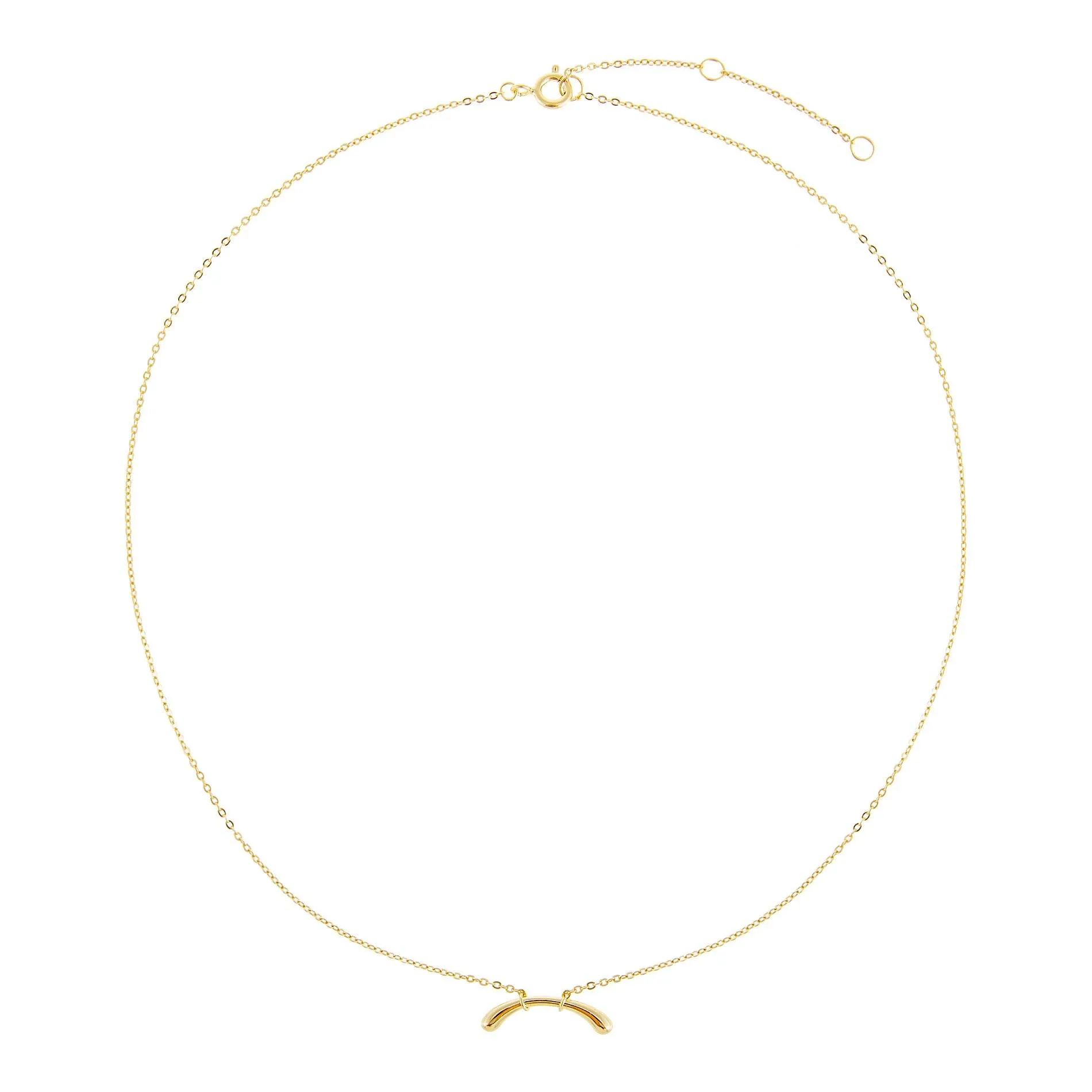 Stretched Cowhorn Necklace