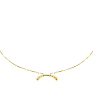 Stretched Cowhorn Necklace