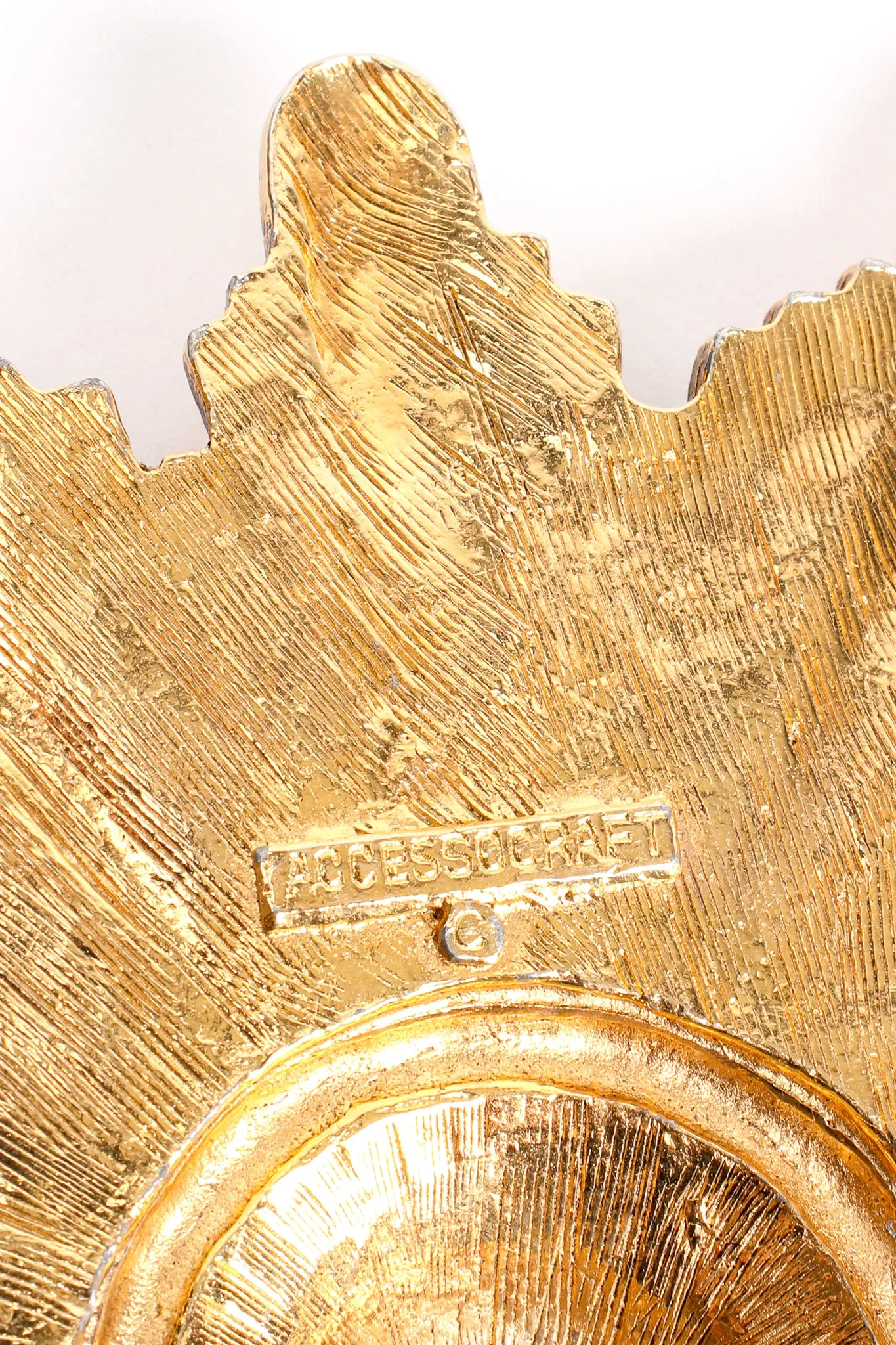 Sunburst Plate Necklace