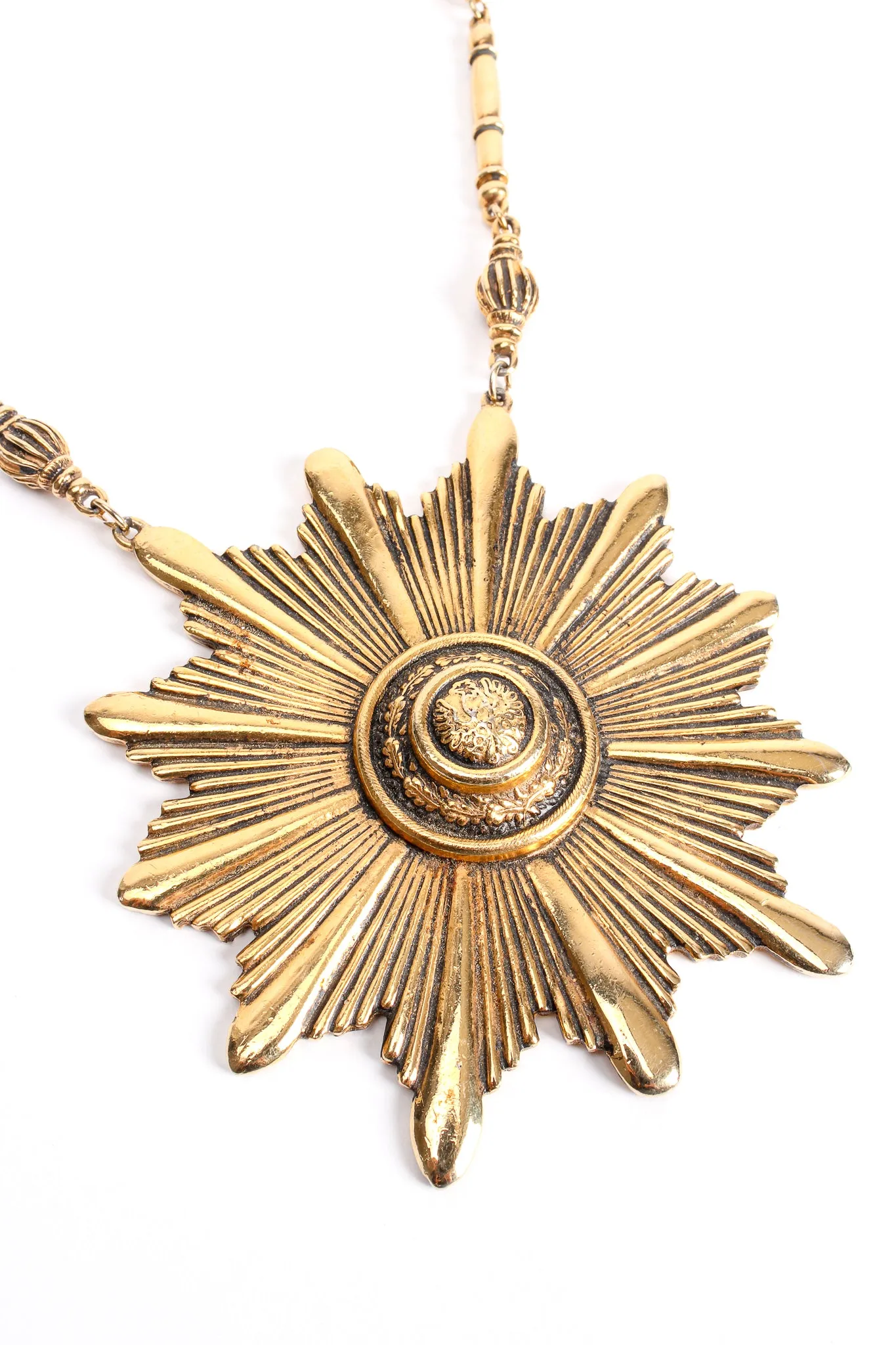 Sunburst Plate Necklace