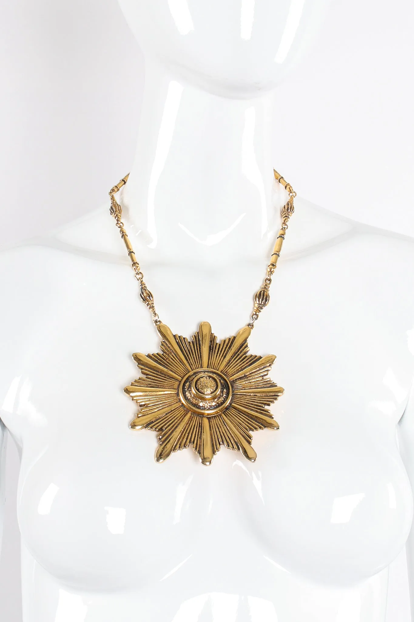 Sunburst Plate Necklace