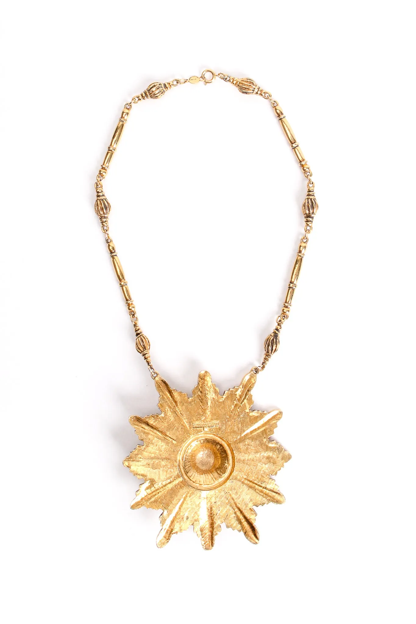 Sunburst Plate Necklace