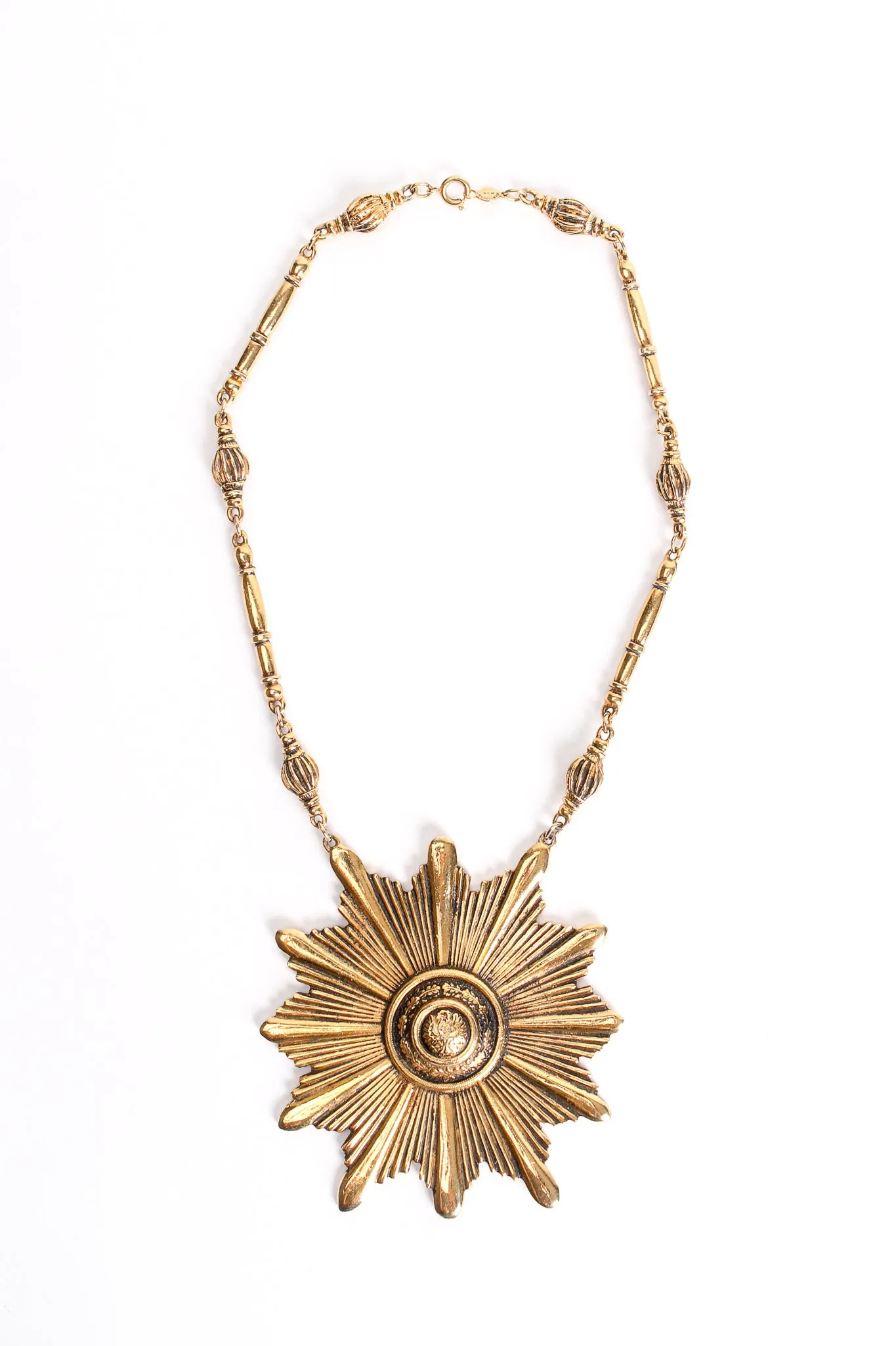 Sunburst Plate Necklace
