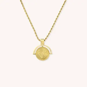 Sunflower Pendant Necklace