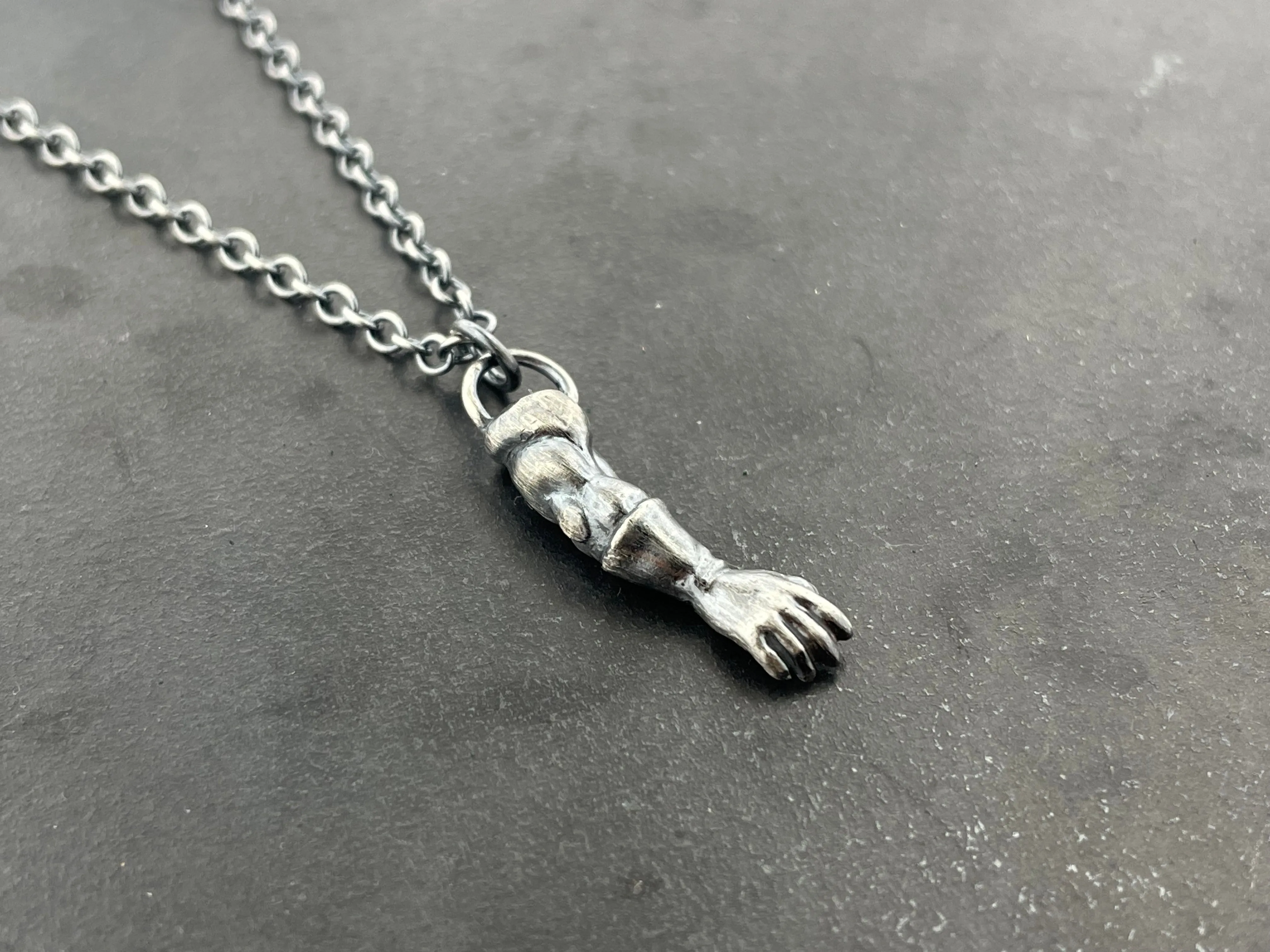 Superhero Arms Necklace and Charm