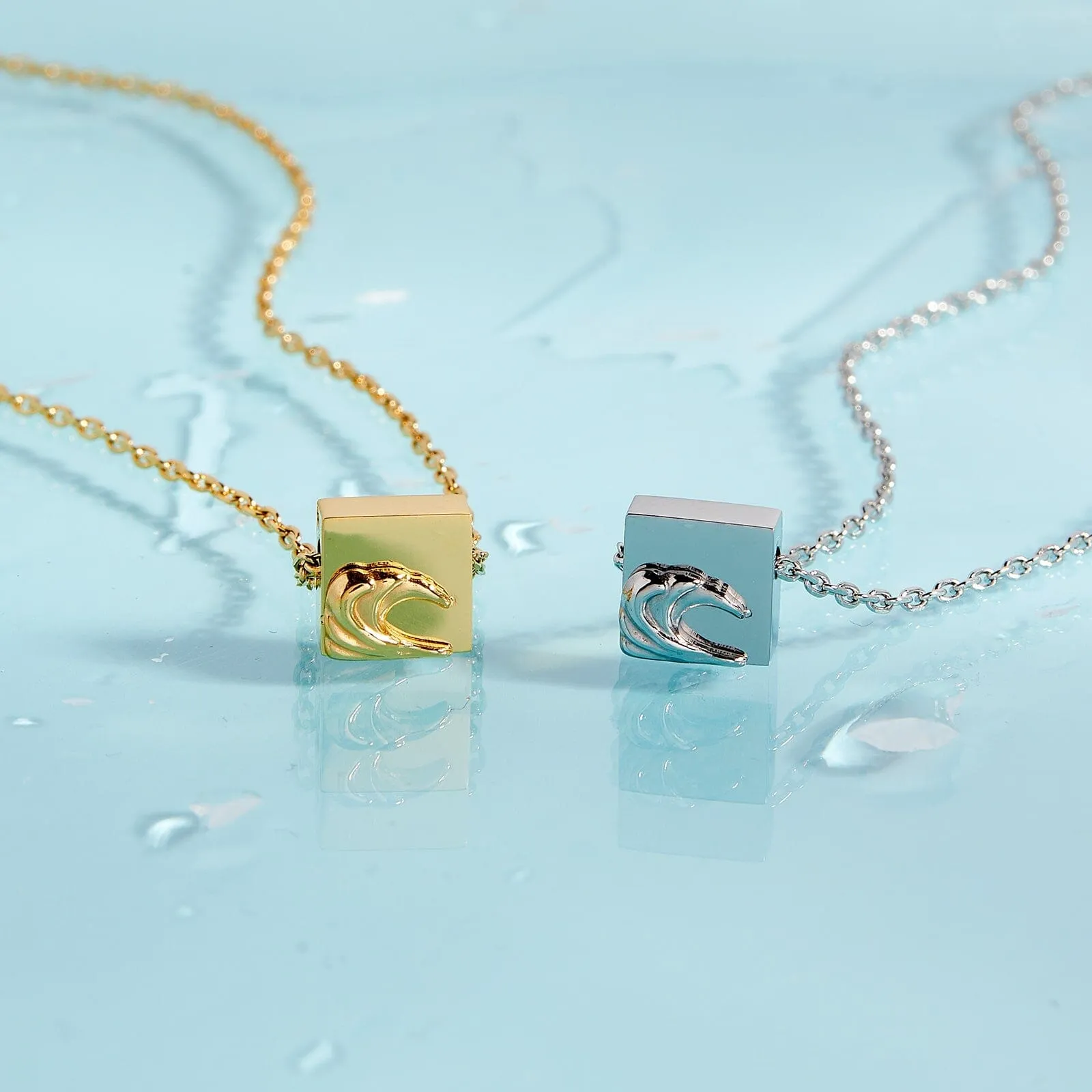 Surfrider Wave Necklace