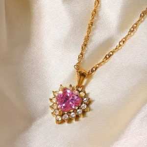 Swarovski Crystal Heart Pendant Necklace
