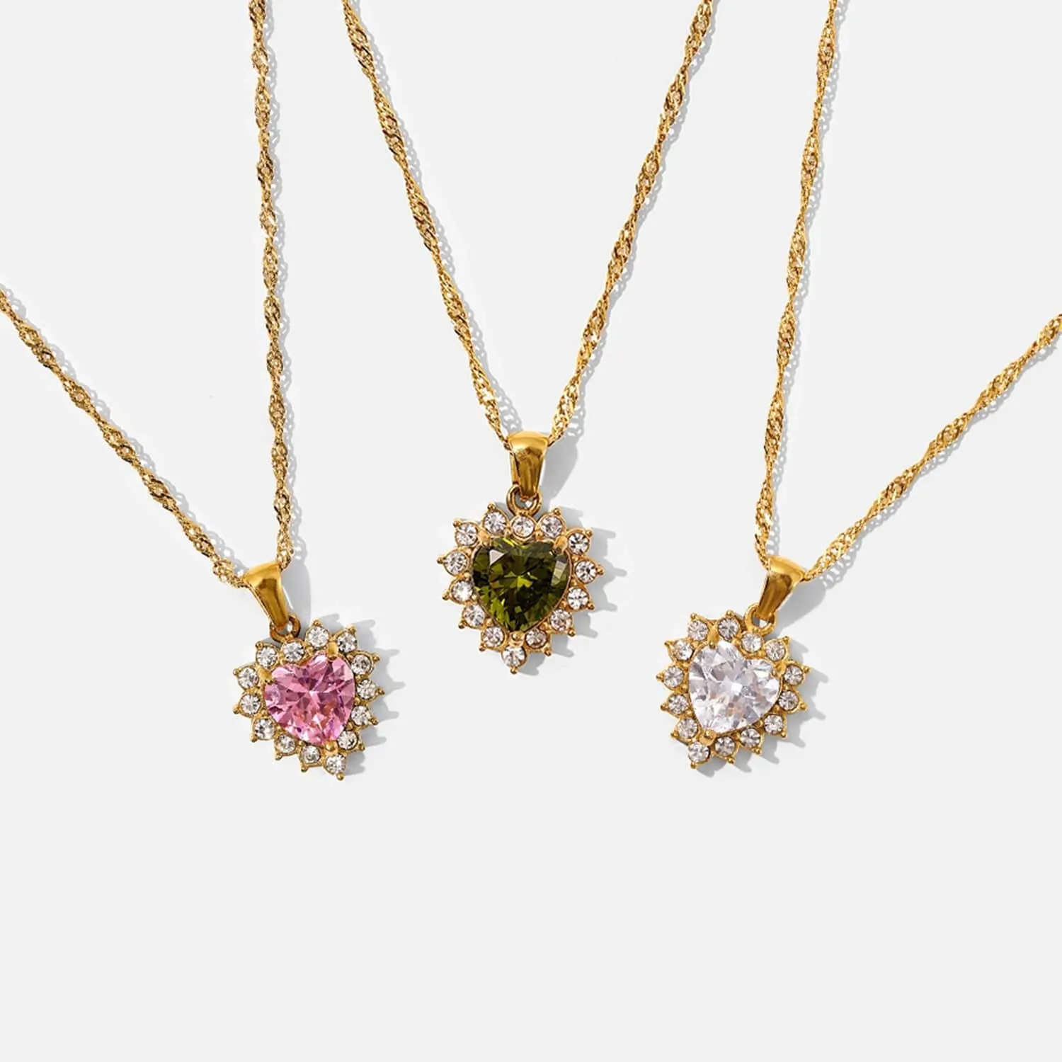 Swarovski Crystal Heart Pendant Necklace