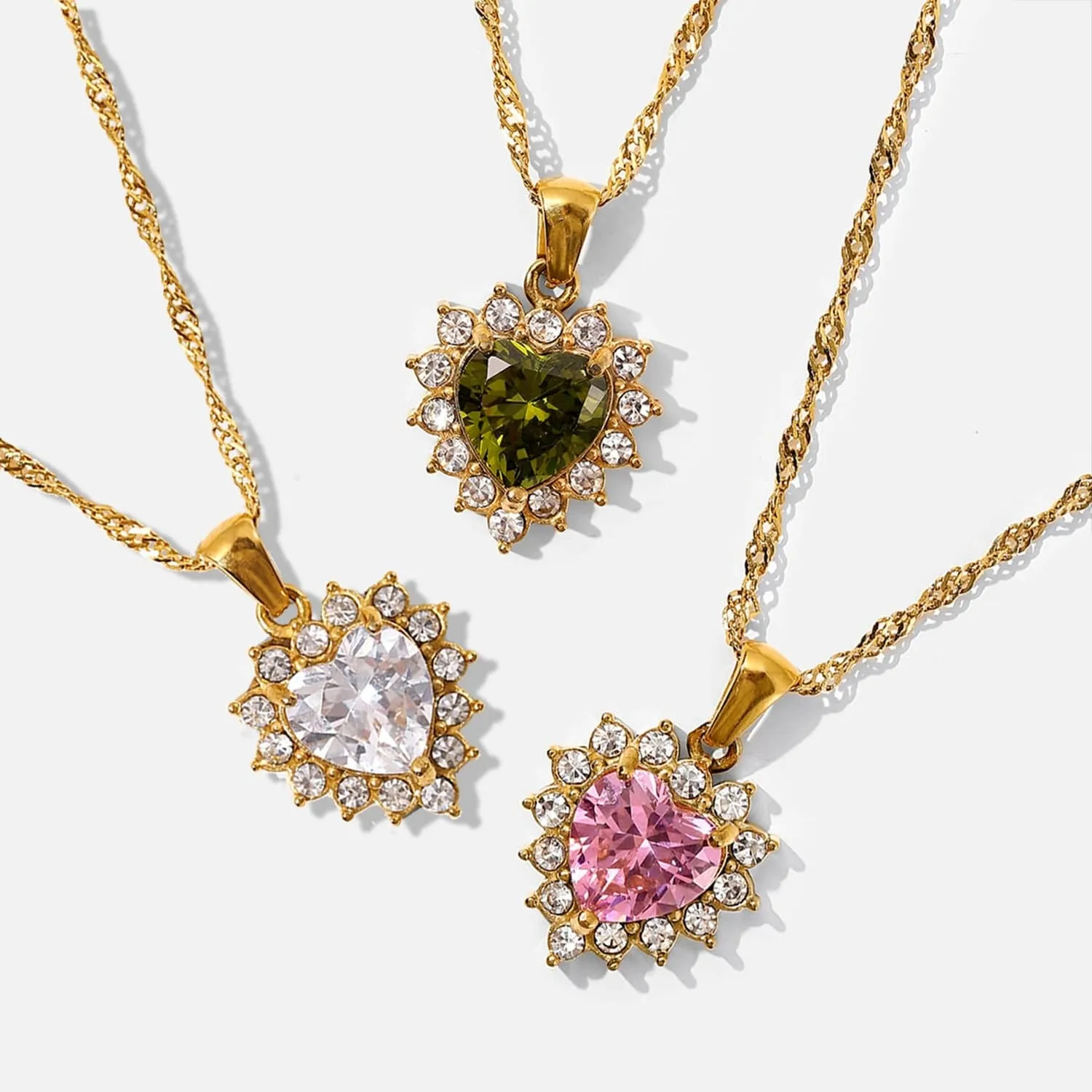 Swarovski Crystal Heart Pendant Necklace