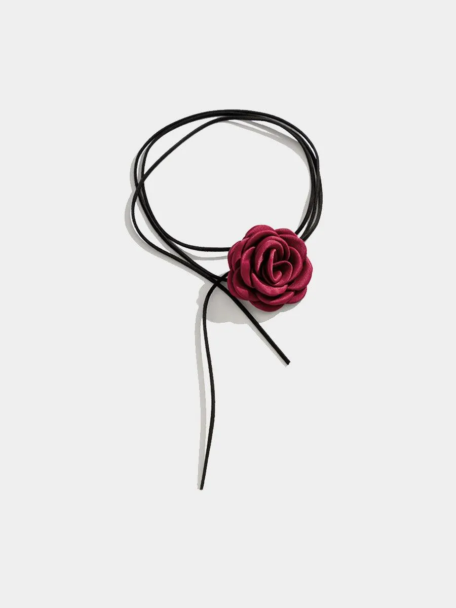 Sweet Free Knotted Camellia Necklace MSN20002