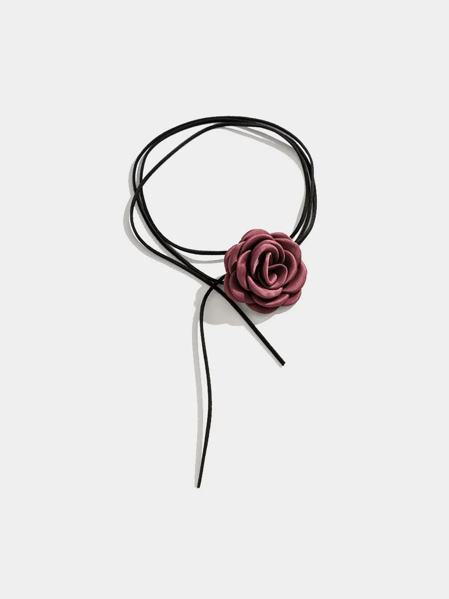 Sweet Free Knotted Camellia Necklace MSN20002