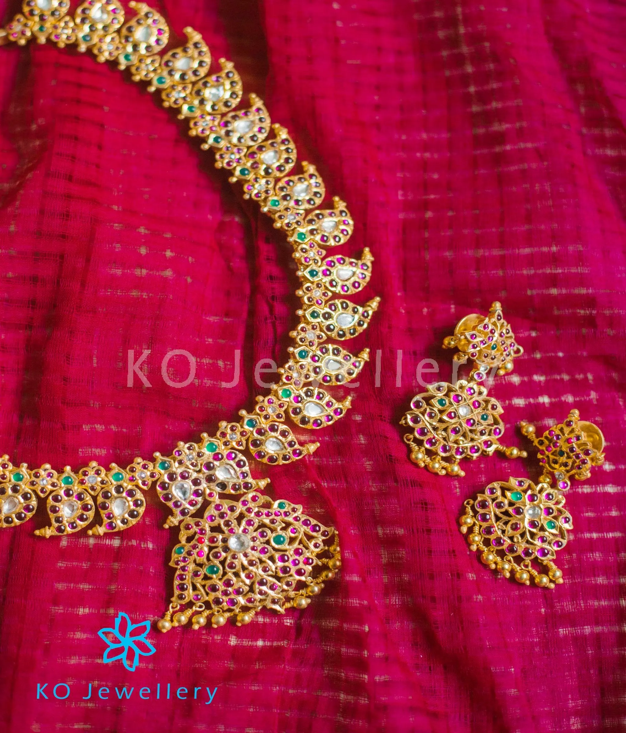 The Chaitra Silver Manga Malai Necklace