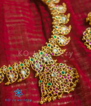 The Chaitra Silver Manga Malai Necklace