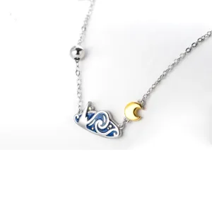 The Starry Night Silver Necklace