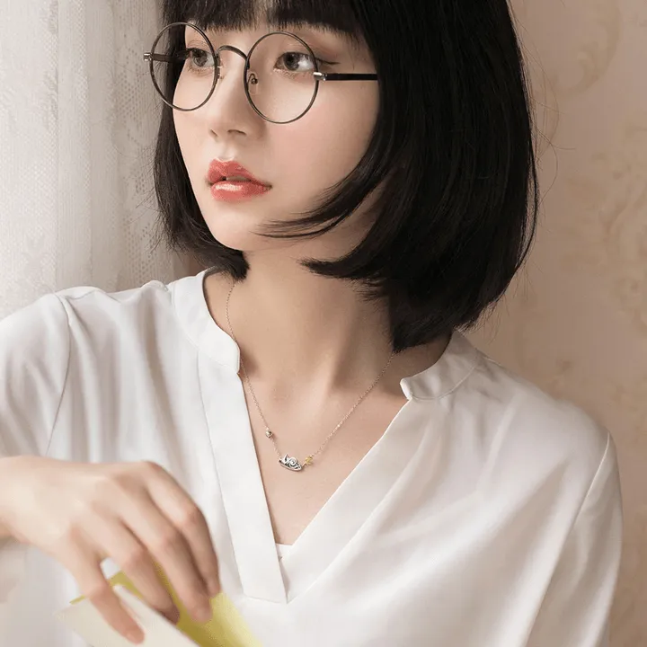 The Starry Night Silver Necklace