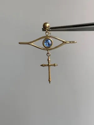 Third eye power gem earring