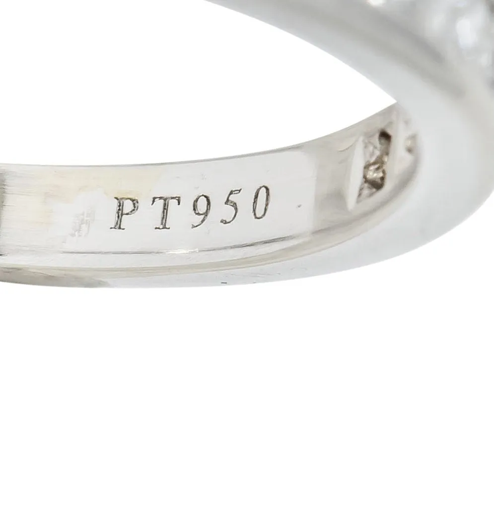 Tiffany & Co. 0.55 CTW Diamond Platinum Anniversary Channel Band Ring