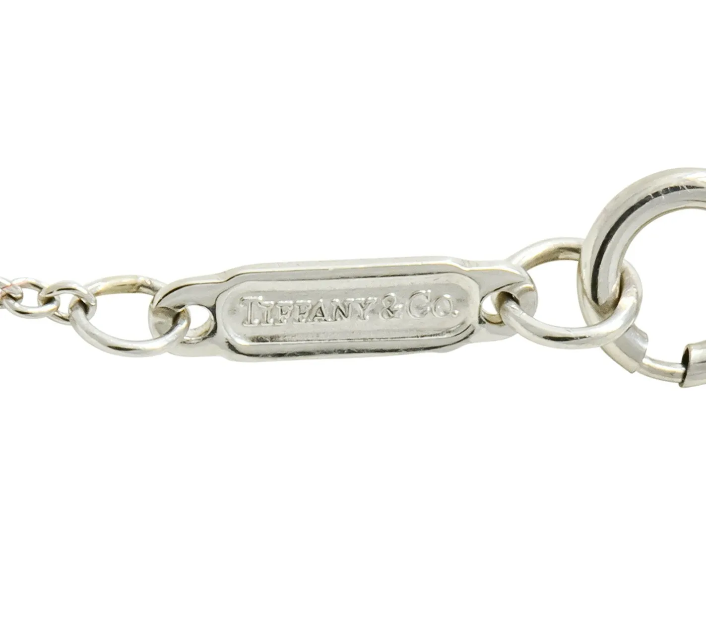 Tiffany & Co. Contemporary 0.95 CTW Sapphire Platinum Star Drop Necklace