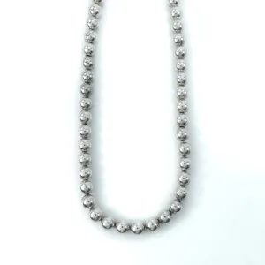 Tiffany & Co Hardwear Sterling Silver 10mm Ball Necklace
