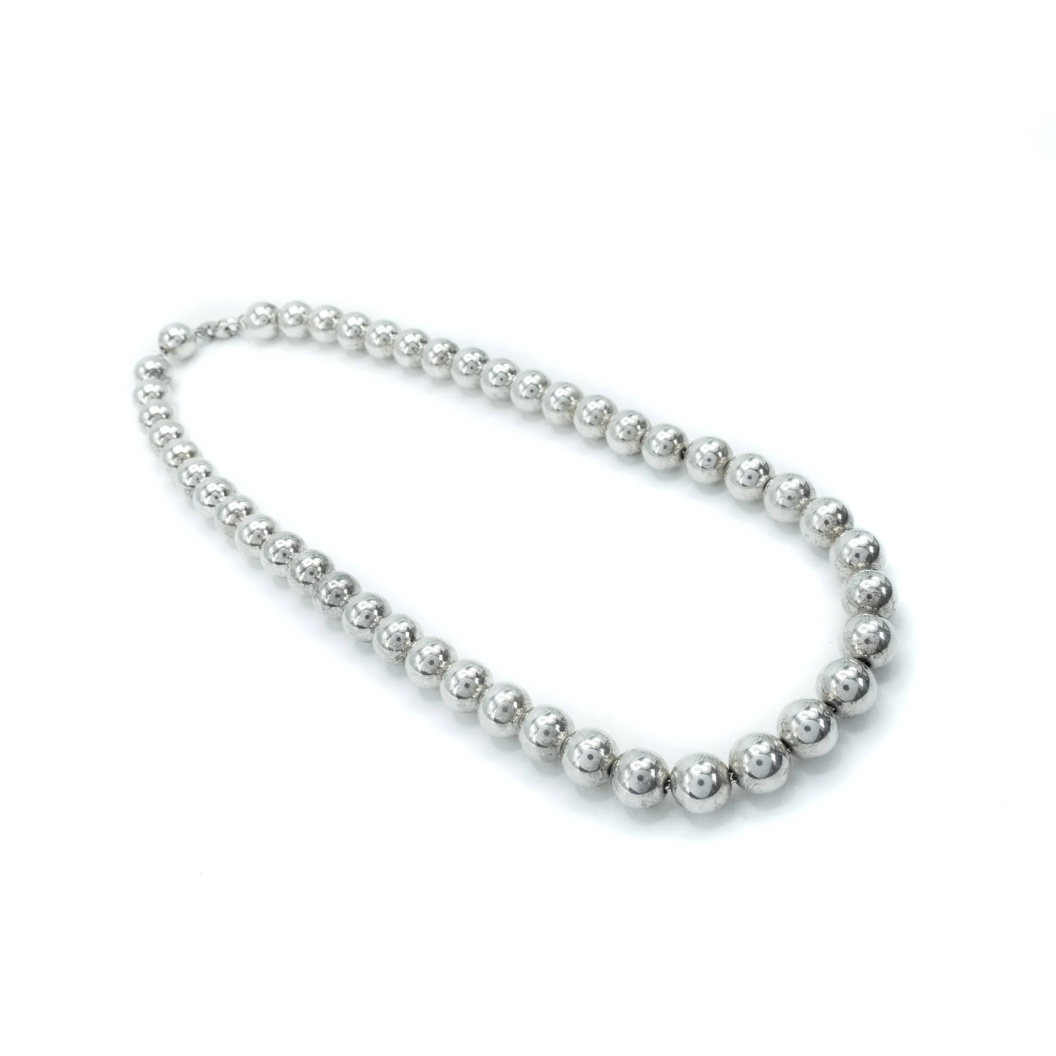 Tiffany & Co Hardwear Sterling Silver 10mm Ball Necklace