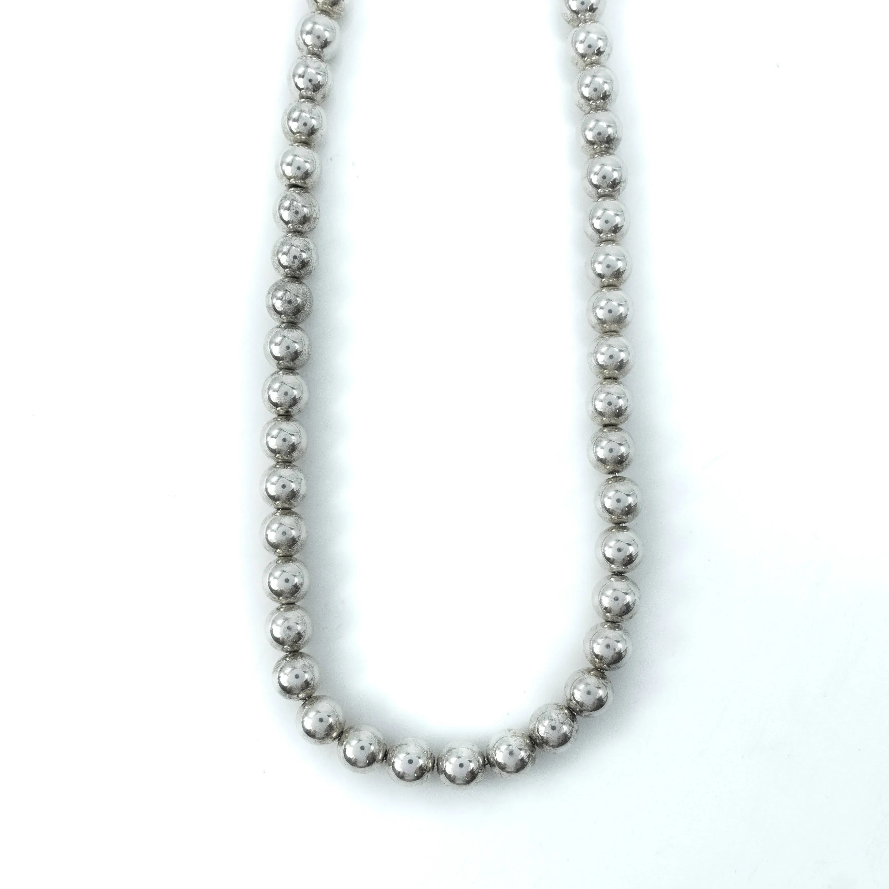 Tiffany & Co Hardwear Sterling Silver 10mm Ball Necklace