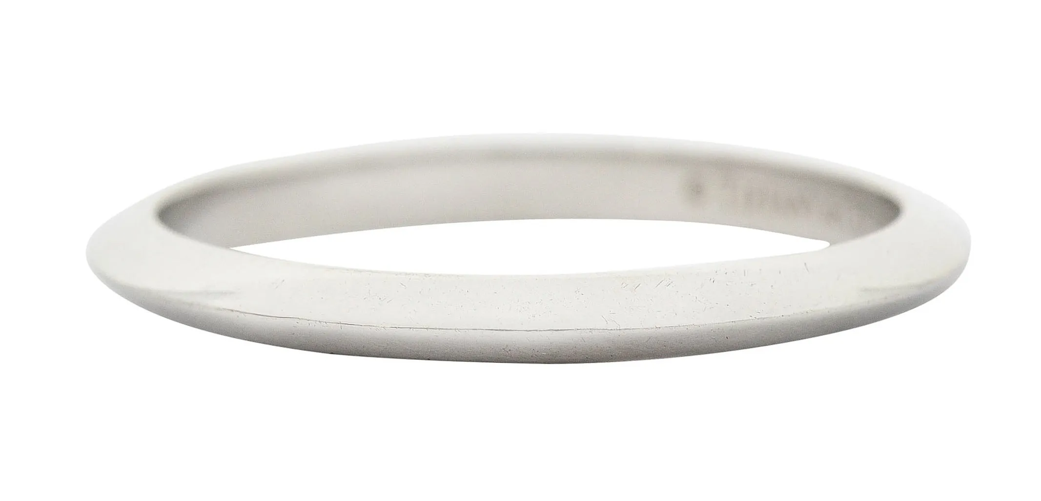Tiffany & Co. Platinum Knife Edge Wedding Band Ring