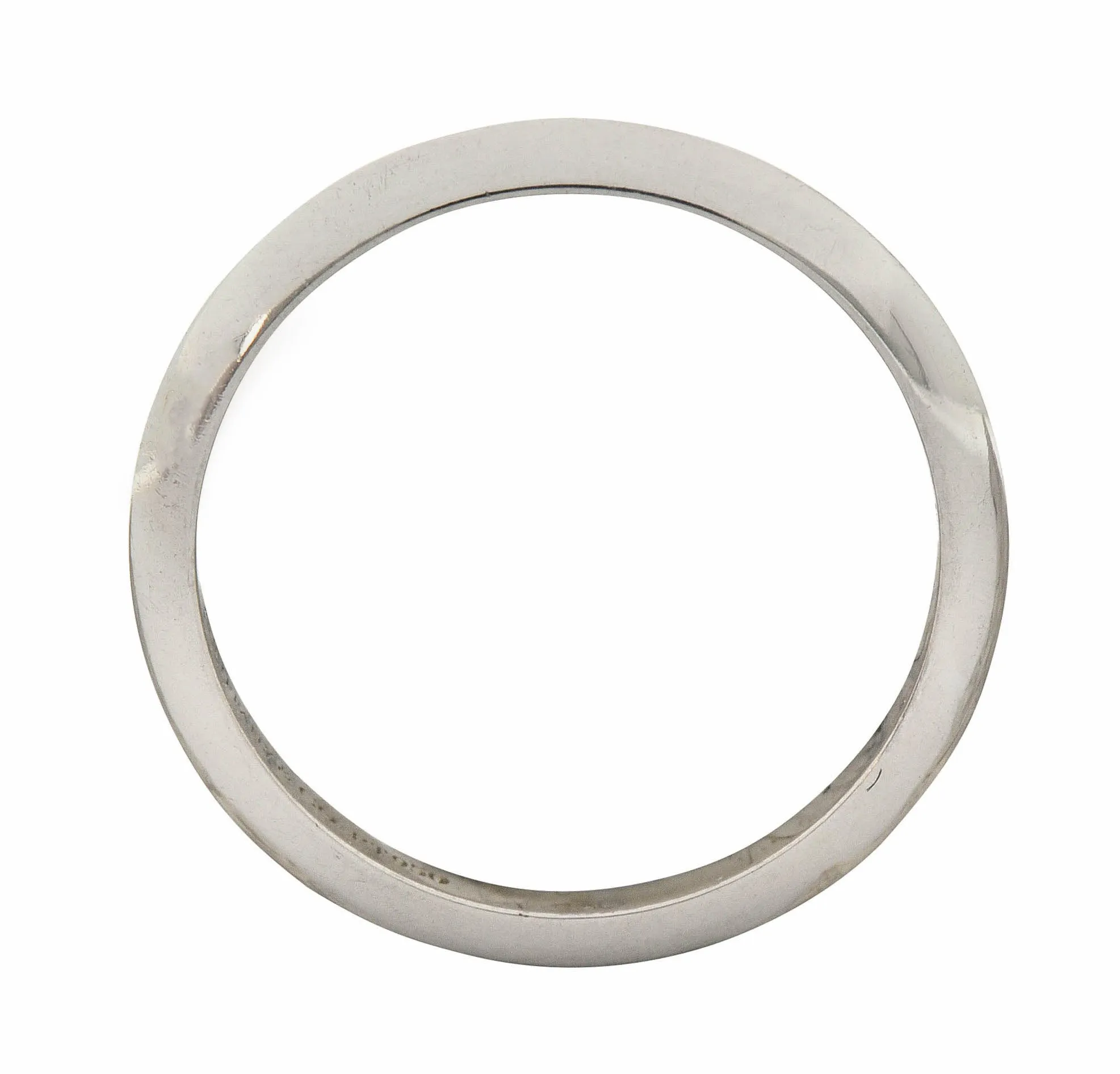 Tiffany & Co. Platinum Knife Edge Wedding Band Ring