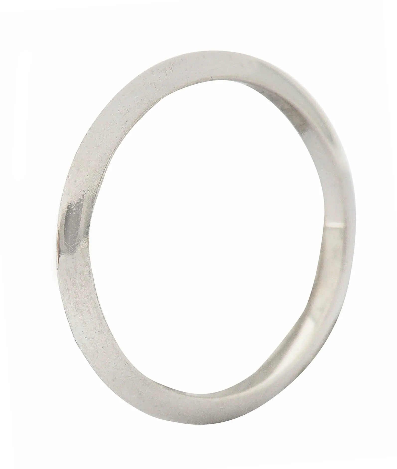 Tiffany & Co. Platinum Knife Edge Wedding Band Ring