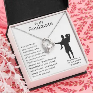 To My Beautiful Soulmate ,  Gift For Soulmate , Gift For Wife,  Forever Love Necklace, Top Gift for Women, Funny quote