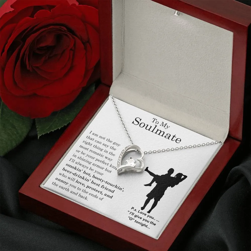 To My Beautiful Soulmate ,  Gift For Soulmate , Gift For Wife,  Forever Love Necklace, Top Gift for Women, Funny quote
