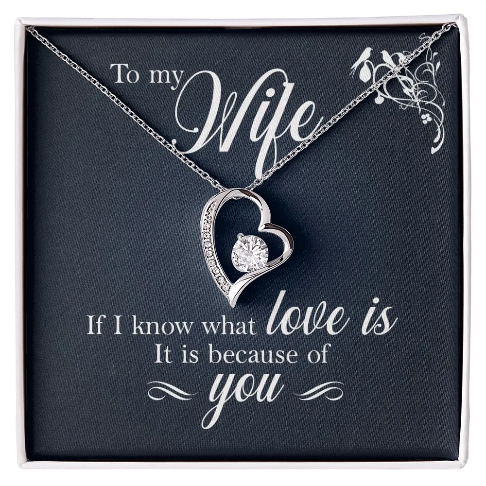 To My Wife - If I Know What Love Is It Is Because of You
