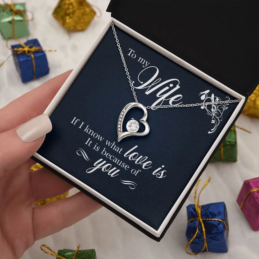 To My Wife - If I Know What Love Is It Is Because of You