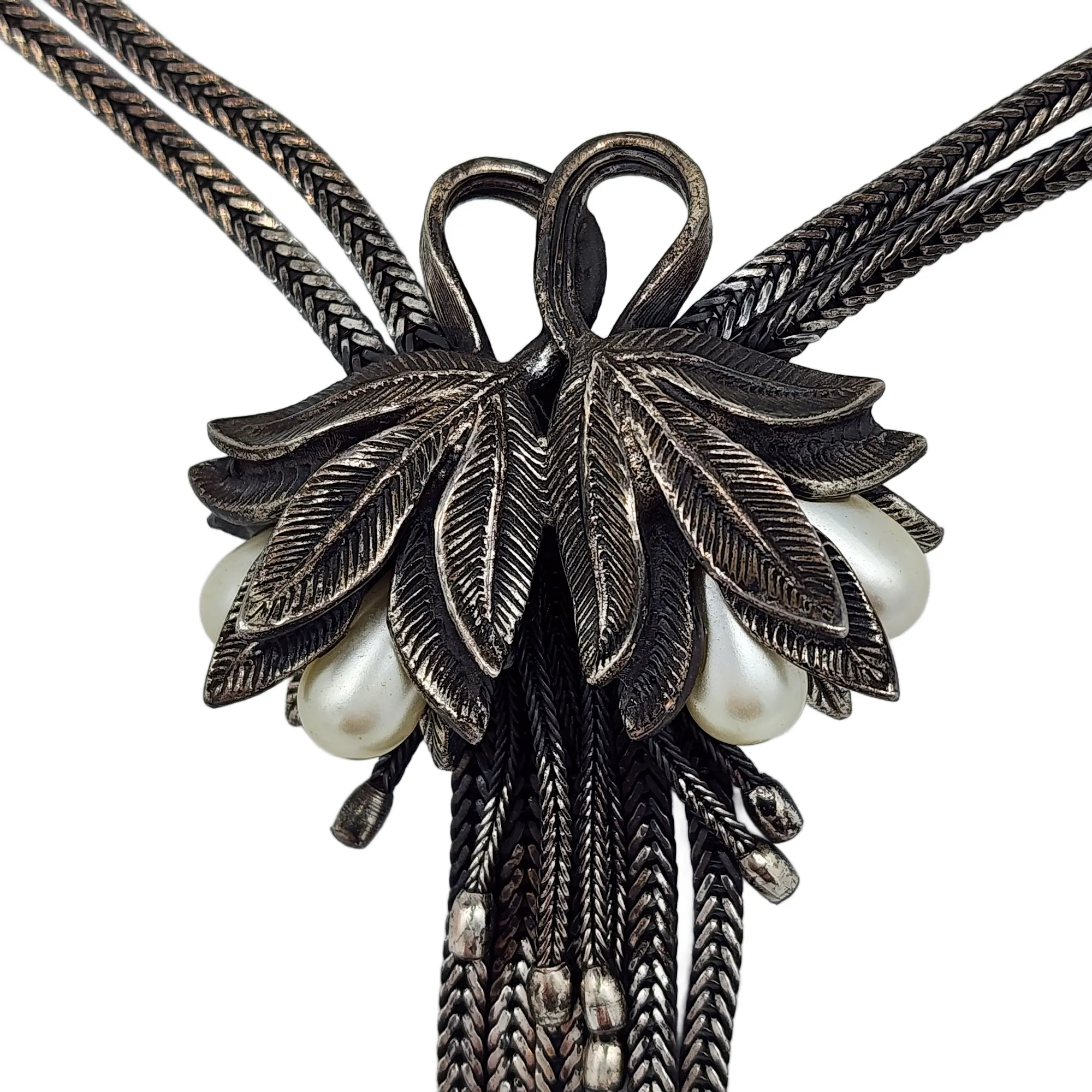 Tortolani Vintage Art Nouveau Floral Necklace