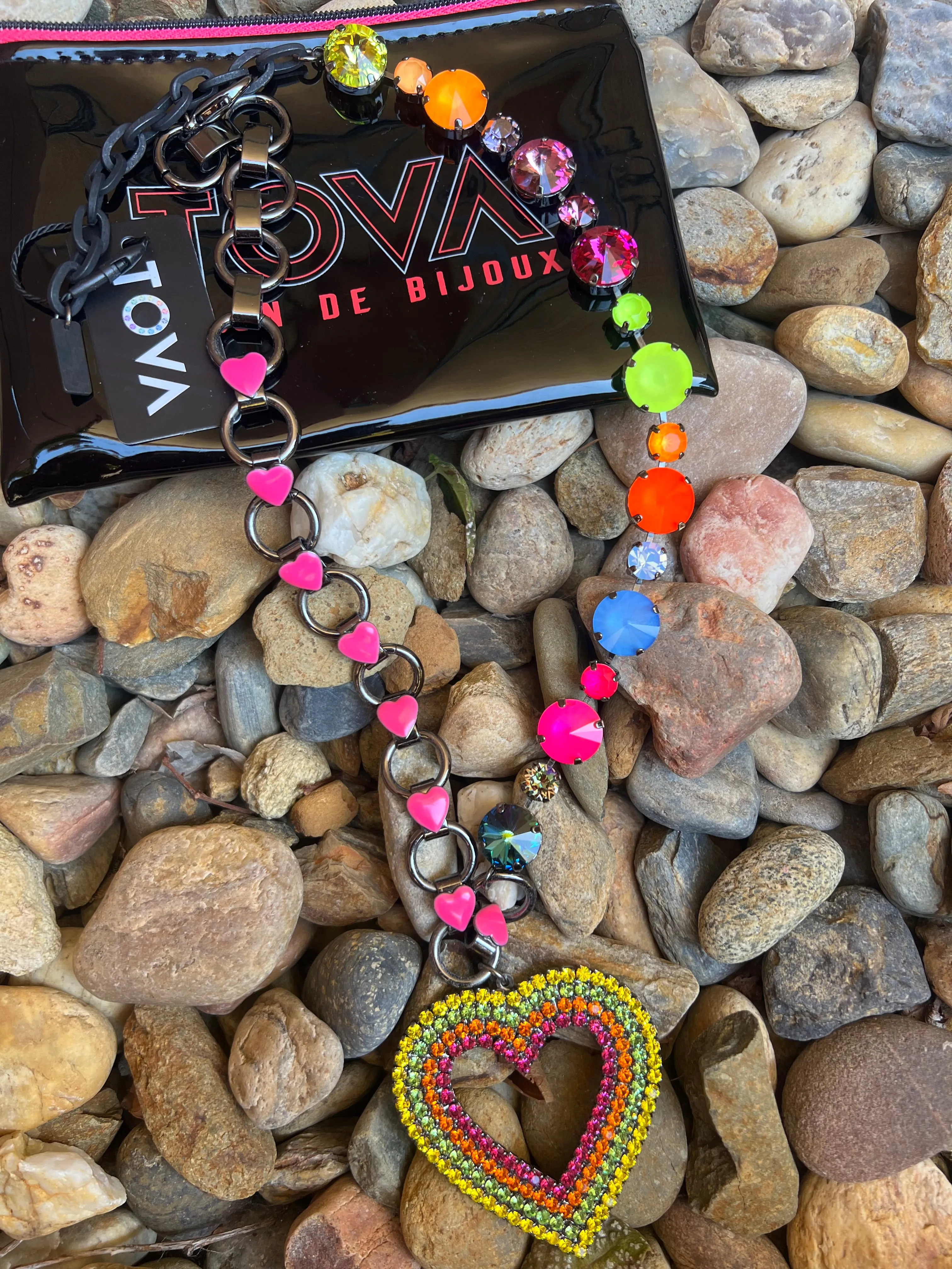 TOVA - All the Hearts Necklace