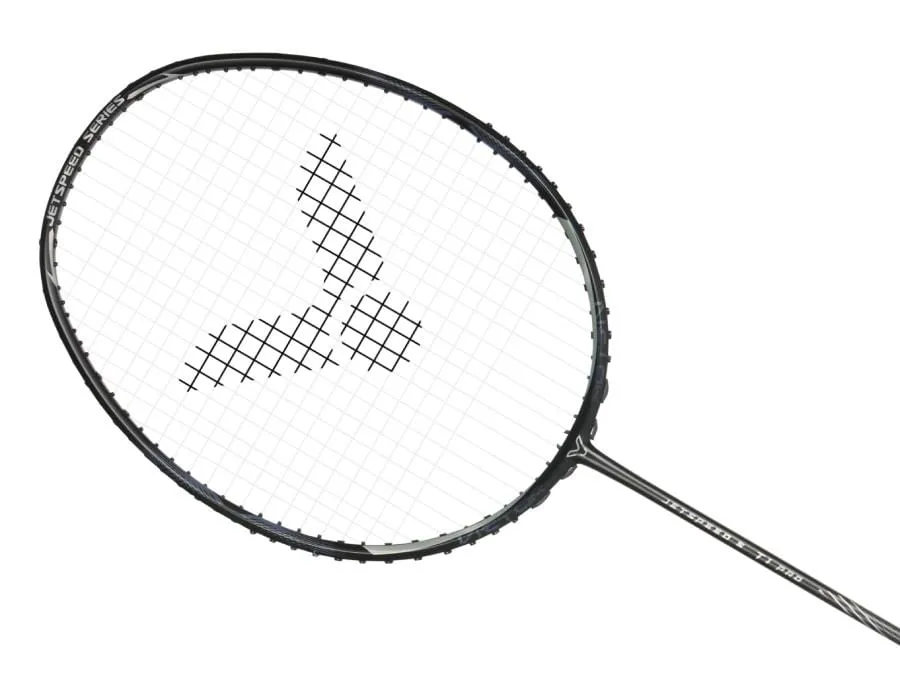 Victor Jetspeed T1 Pro C 4U Badminton Racket - Black / Grey