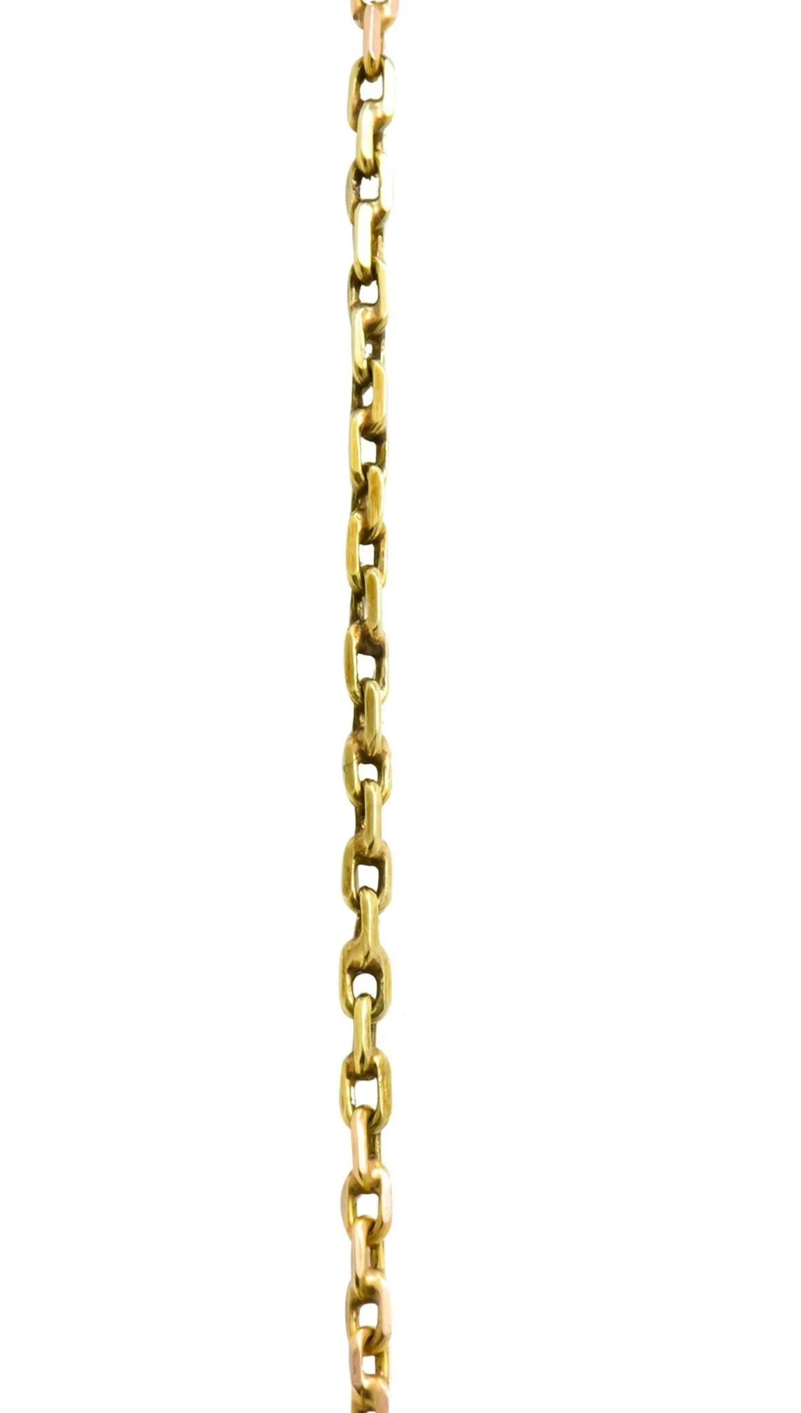 Victorian 12.22 CTW Aquamarine Diamond 14 Karat Gold Double Drop Necklace