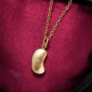 Victorian 18k Gold Lucky Bean Charm