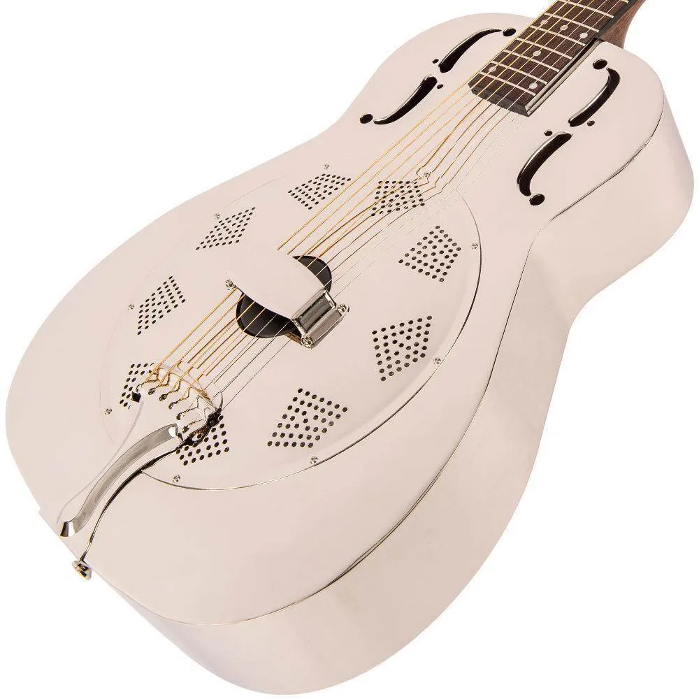 Vintage AMG Resonator Guitar ~ Chrome