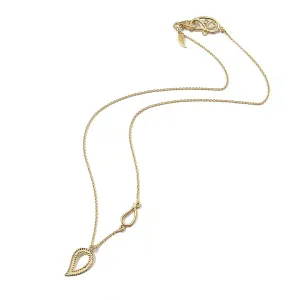 Vitality 20K Paisley Charm Necklace