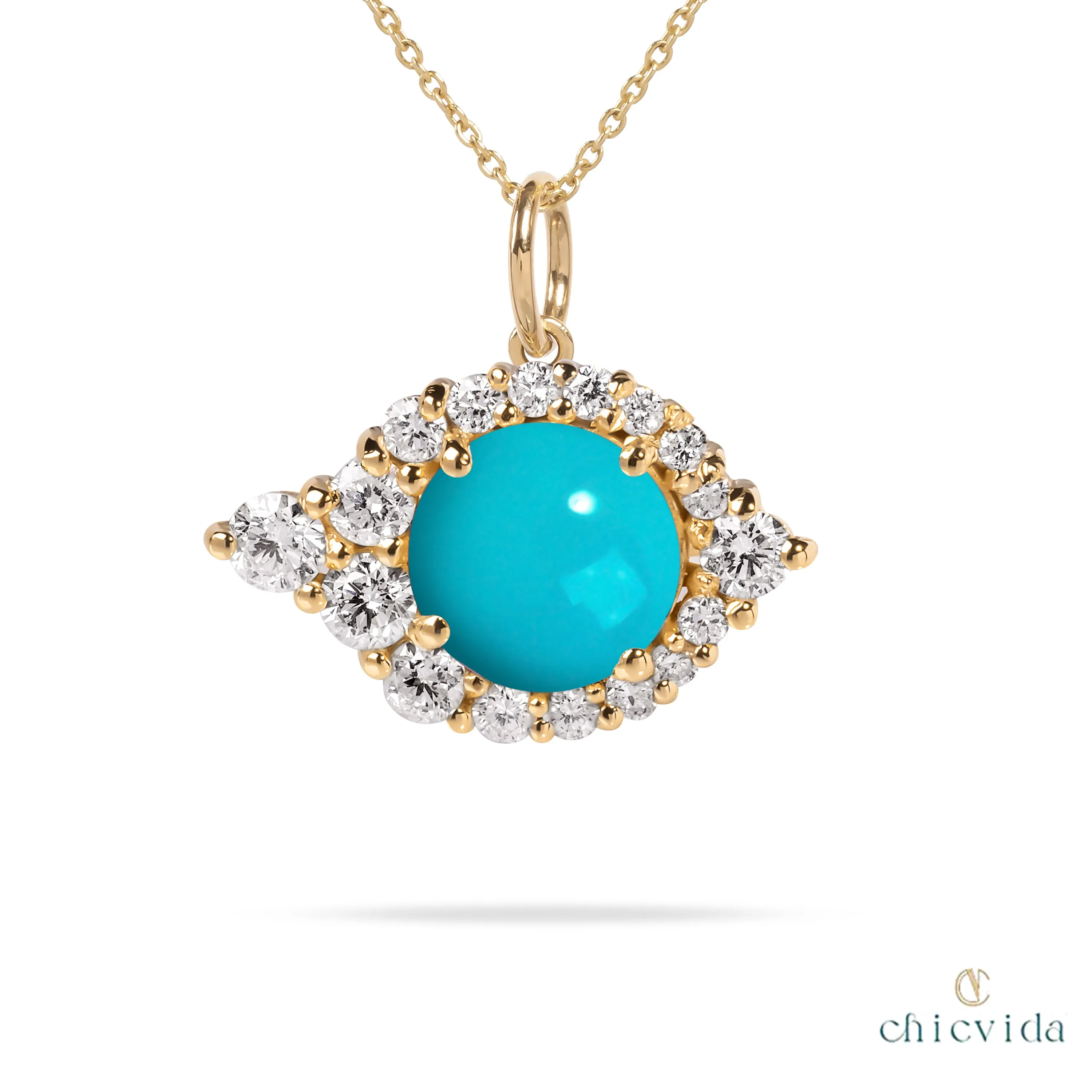 Wander Turquoise Pendant
